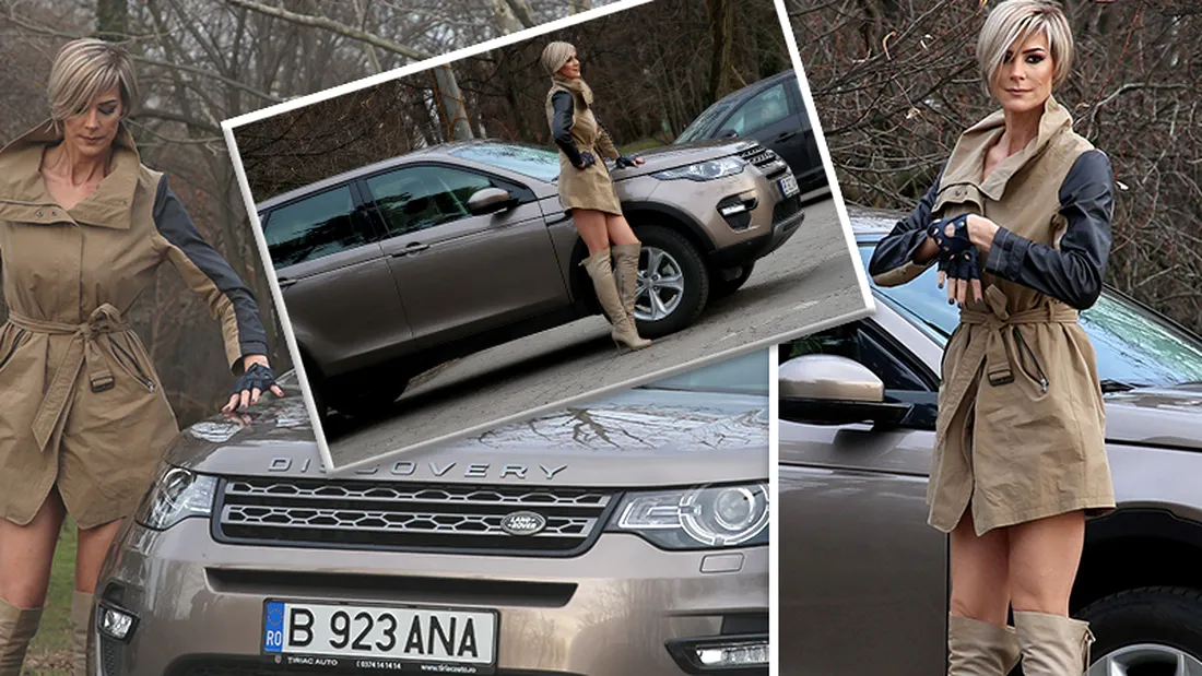 Roxana Ciuhulescu a trecut la look-ul de primăvară împreună cu mașina ei, Land Rover Discovery Sport