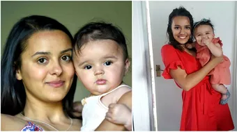 Tanara mamica din imagini e alergica la apa, iar medicii nu stiu cum sa o ajute! E infiorator ce pateste de fiecare data cand o prinde ploaia VIDEO