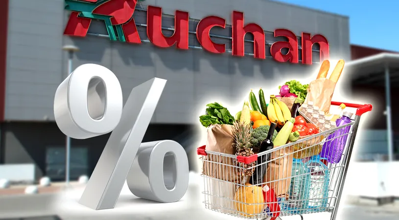 Reducerile de 50% de care românii pot beneficia în Auchan. Promoția se aplică prin intermediul cardului