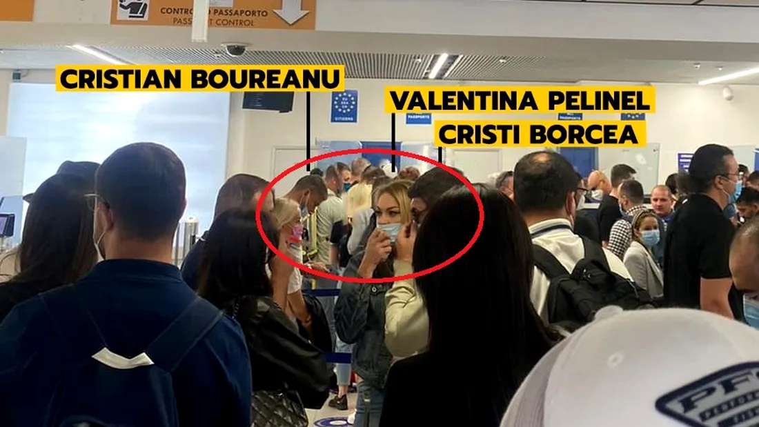 În drum spre o vacanță romantică, Cristi Borcea și Valentina Pelinel au dat nas în nas cu... Boureanu! Unul dintre ei a făcut și un comentariu