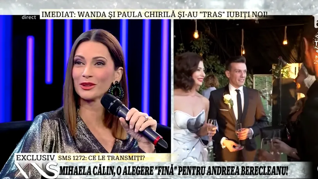 VIDEO! Andreea Berecleanu, nasa cu autoritate la nunta Mihaelei Calin! N-a lasat-o sa aiba cununia religioasa unde a vrut si cu 5 minute inainte de nunta a vrut sa-si schimbe mesele in sala!