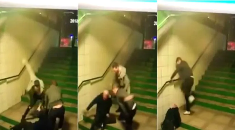 Batran batut cu salbaticie de doi tineri in Brasov! Omul a fost pur si simplu calcat in picioare si lasat sa agonizeze pe strada. Cine l-a salvat in ultima clipa