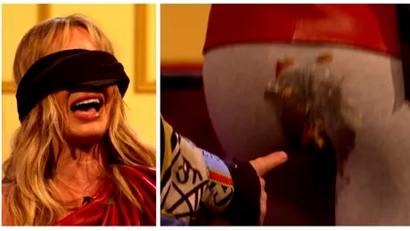 Amanda Holden de la Britain’s Got Talent s-a trezit cu un ecler in posterior. Scene socante la tv! VIDEO