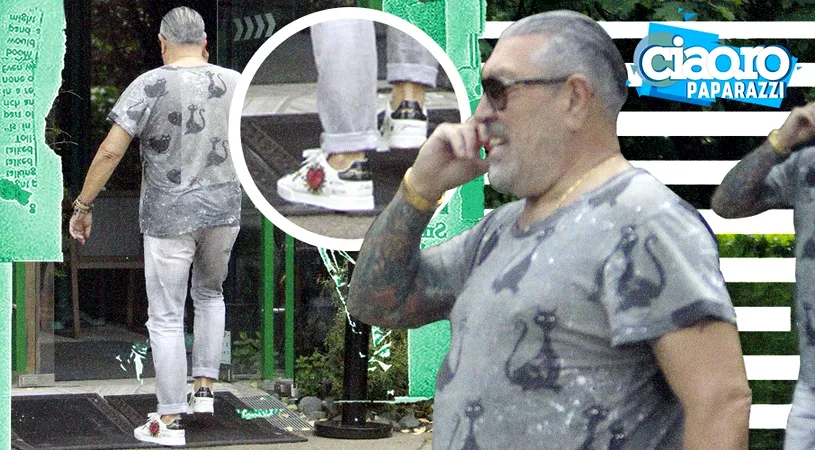 Serghei Mizil, cel mai periculos ”mafiot” din România, paradă în adidași cu inimioare și tricou cu pisicuțe