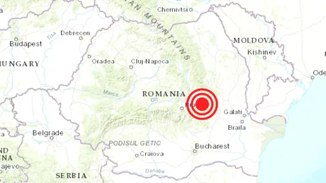 Cutremur în urmă cu puțin timp în România! A avut aproape 5 grade