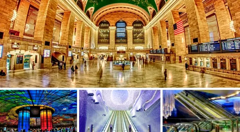 Cele mai frumoase statii de metrou din lume! Bijuteriile din subteran sunt considerate adevarate opere de arta