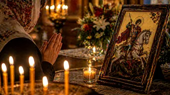 Rugăciunea către Sfântul Gheorghe: Ce să rostești pe 23 aprilie pentru ajutor, protecție și reușită în afaceri