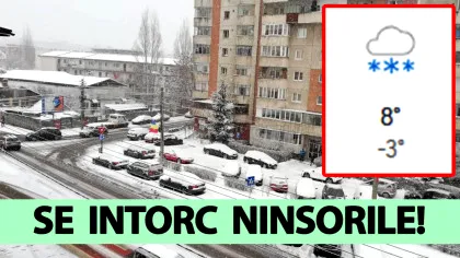 Meteorologii Accuweather anunță că se întoarce iarna în România. Pe ce dată exactă revin ninsorile