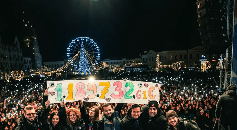 Orașul Faptelor Bune: „România, ne-ai surprins! Mulțumim pentru CEA MAI MARE SUMĂ DIN ISTORIA ORAȘULUI FAPTELOR BUNE: 𝟏.𝟏𝟖𝟗.𝟕𝟑𝟐,𝟔𝟏 𝐄𝐔𝐑𝐎!”