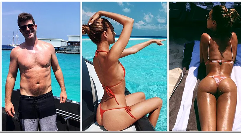 Ay, mamasita! Cu ce bunaciune se iubeste Robin Thicke! E un model de 22 de ani cu care face gesturi romantice a la Cristi Boureanu, in Maldive!