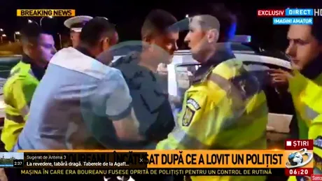 Ce facea fiica lui Cristian Boureanu in timp ce tatal sau era in plin scandal cu Politia Rutiera. Fostul deputat s-a ales cu dosar penal dupa ce a lovit un politist VIDEO