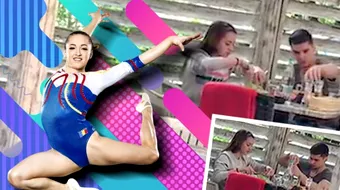 Larisa Iordache si Roland Modoran se iubesc si se hranesc! Cei doi au servit pranzul impreuna VIDEO