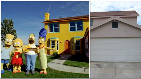 Asa arata casa identica cu cea din Familia Simpson! De ce a dorit un cuplu sa traiasca la fel ca in desenele animate