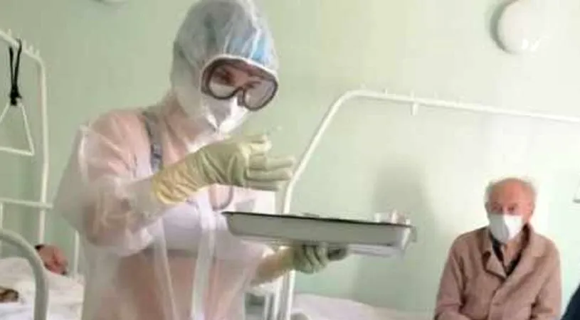 Scandalos! Cum a apărut îmbrăcată o asistentă medicală care trata pacienții infectați cu noul coronavirus