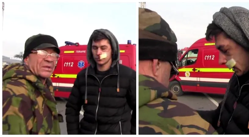 A salvat 3 oameni dintr-un accident rutier. Gestul revoltator pe care l-a facut apoi 'eroul' VIDEO