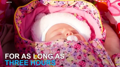 Nordicii isi lasa bebelusii sa doarma afara la -15 grade Celsius! Ce beneficii are somnul in frig pentru copii