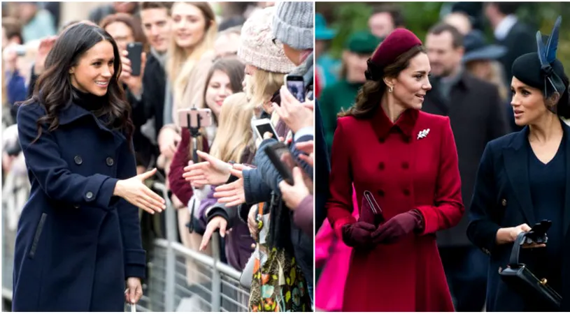 Motivul pentru care Meghan Markle si Kate Middleton isi poarta posetele intr-un mod identic!