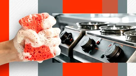 Curăță aragazul electric ușor și rapid. Descoperă ingredientele pe care le ai în casă și le poți folosi