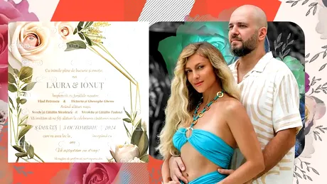 Lora și Ionuț Ghenu s-au căsătorit! Cum arată rochia de mireasă