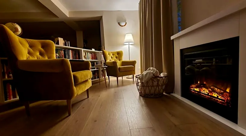 (P) Șemineul ieftin de apartament cu design inedit poate decora perfect și locuința ta!