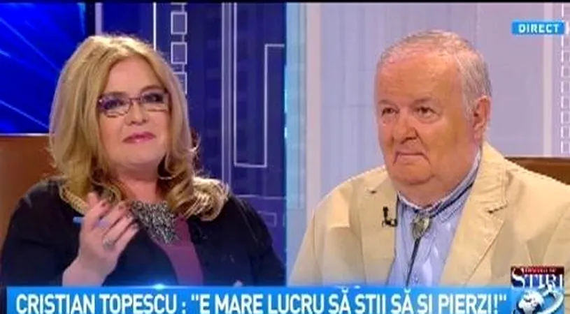 Drama Cristinei Topescu: a suferit enorm din cauza tatalui sau. Ce ii reprosa fostului comentator sportiv, in urma cu un an. Dezvaluiri inedite despre Cristian Topescu