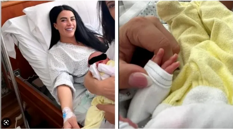 Daniela Crudu a născut! Fosta asistentă TV a devenit mămică pentru a doua oară. Prima imagine cu băiețelul!