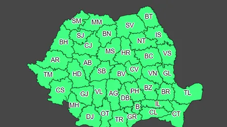 Prognoza ANM. România, învăluită de ploi și descărcări electrice toată săptămâna