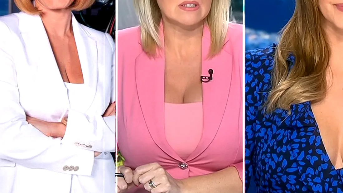 Topul celor mai sexy decoltee de la Pro Tv! Toate sunt blonde și nici una dintre prezentatoare nu are operații estetice