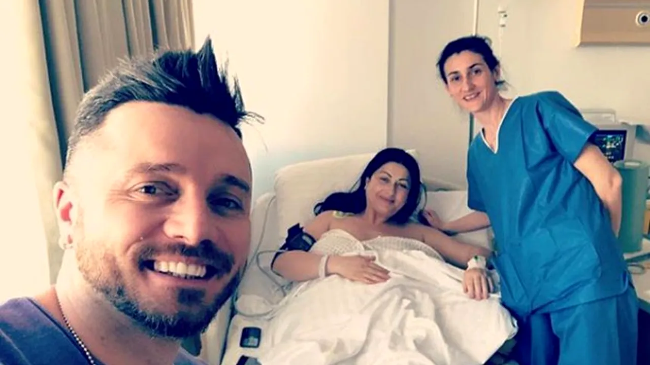 Gabi Cristea, externata din spital. Cum se simt mamica si micuta Iris FOTO (4) 