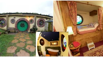 Acesta e mini-hotelul in care te poti simti ca in filmul „Stapanul Inelelor”. Iata cat costa sa iti petreci o noapte intr-o casuta de Hobbit cu vedere la mare!
