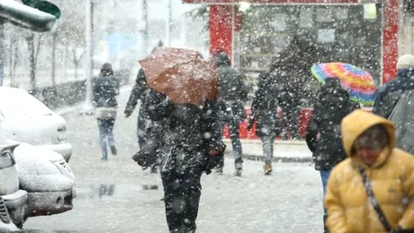 Prognoza meteo: cod portocaliu de ninsori abundente! Ne asteapta zile cu ger cumplit si vant puternic in majoritatea zonelor din tara