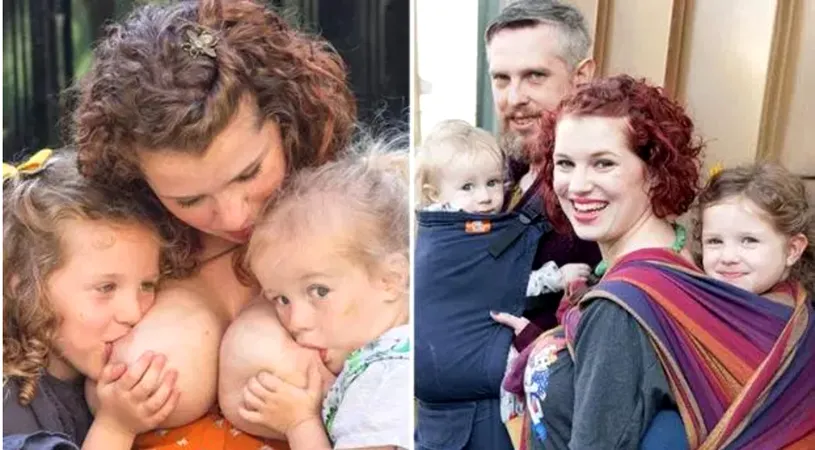 Scandalos sau nu? O mama isi alapteaza fetitele de 5 ANI zilnic, inainte si dupa scoala! Motivul halucinant pentru care spune ca face asta!