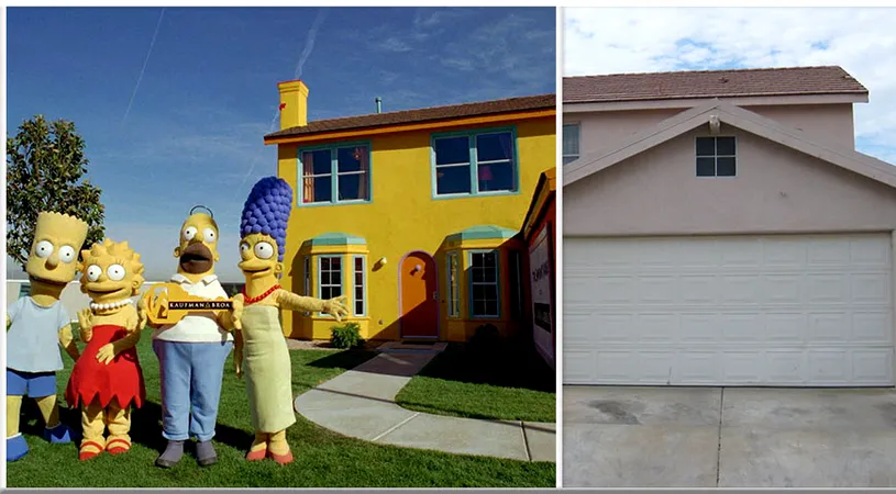 Asa arata casa identica cu cea din Familia Simpson! De ce a dorit un cuplu sa traiasca la fel ca in desenele animate