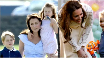Kate Middleton pune in practica cel mai bizar joc pentru copiii sai! Ce face Ducesa de Cambridgle alaturi de George si Charlotte VIDEO
