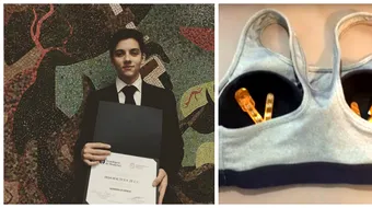 Era sa isi piarda mama din cauza cancerului de san. Acest baiat a inventat sutienul care detecteaza aceasta boala din timp