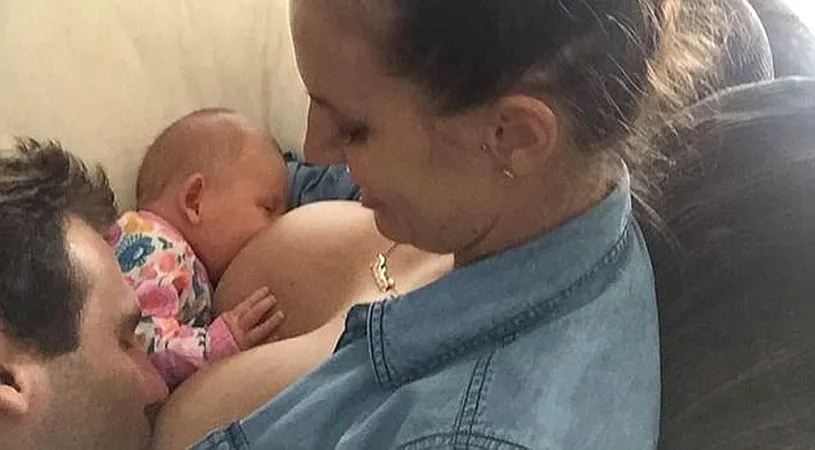 Vedeta care s-a fotografiat alaptandu-se alaturi de fiica de o luna! Ce s-a intamplat dupa ce imaginea a ajuns pe Instagram