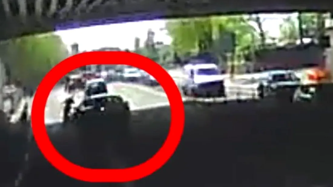 Soferul acesta a intrat voit intr-un biciclist! De ce sustine vinovatul ca a fauct-o. Imaginile sunt socante VIDEO