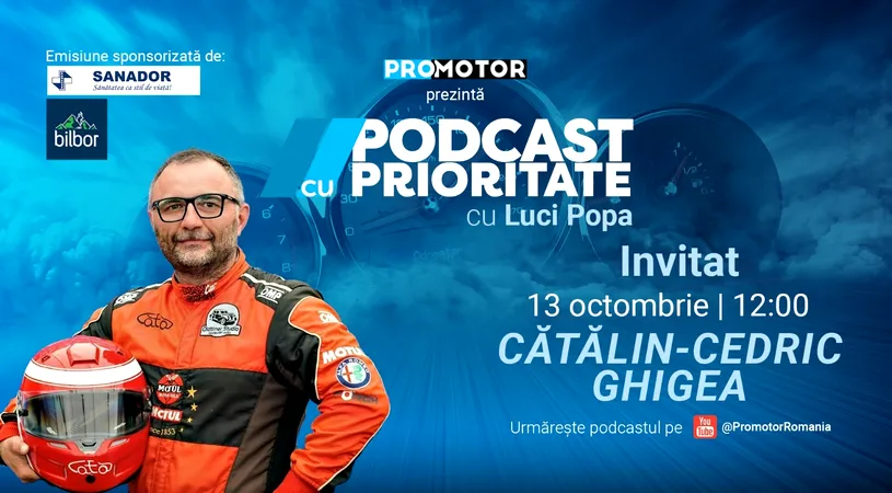 Cătălin-Cedric Ghigea, invitatul episodului #83 din „Podcast cu Prioritate” by ProMotor