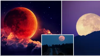 Ce este Super Luna albastra sangerie si cand va putea fi vazut acest fenomen astronomic rar si din Romania!