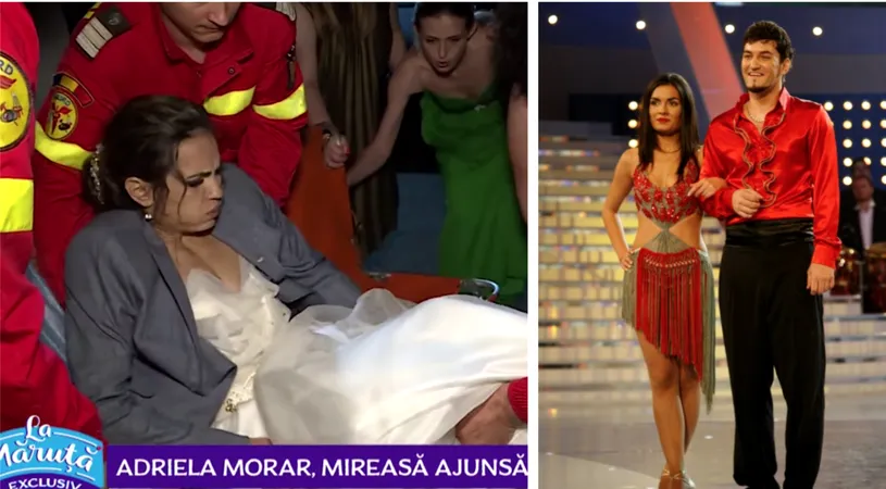 Adriela Morar, partenera lui Smiley la Dansez pentru tine, si-a rupt piciorul in noaptea nuntii cand a fost furata mireasa! Imagini VIDEO incredibile