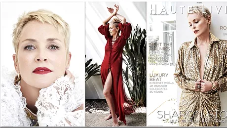 Sharon Stone, sexy la 59 de ani! Vedeta a acceptat sa pozeze in tinute sumare pentru o revista
