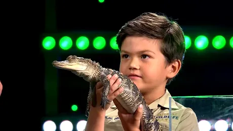 Pustiul asta de 7 ani este Steve Irwin junior! Iubeste animalele enorm si se descurca perfect cu crocodilii! E simpatic foc in pozele astea