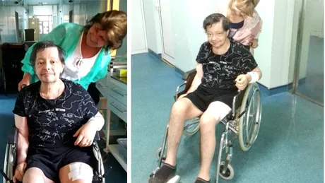 Imagine dureroasa! Leo Iorga de nerecunoscut dupa ce s-a operat de cancer la picior! A slabit enorm, a imbatranit mult si nu mai poate merge deloc.