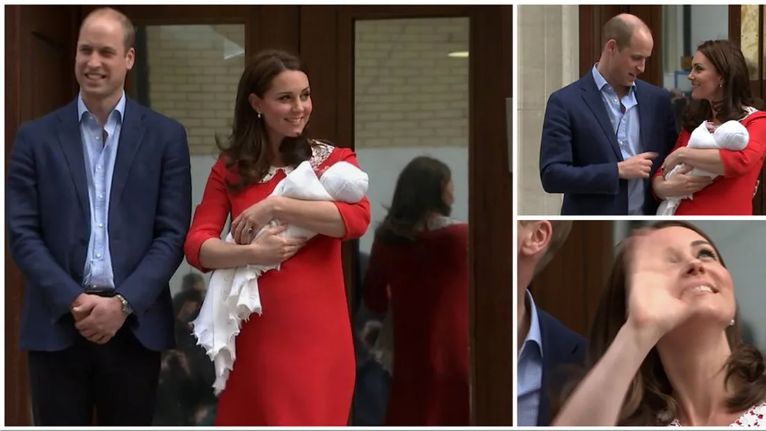 Primele imagini cu cel de-al treilea bebelus al casei regale a Marii Britanii!