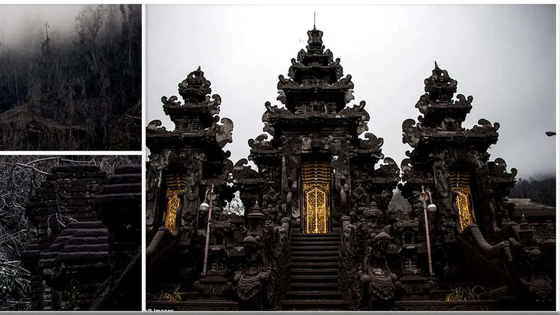 Imagini apocaliptice dupa eruptia Muntelui Agung din Bali! Cum arata intreaga zona de la baza vulcanului
