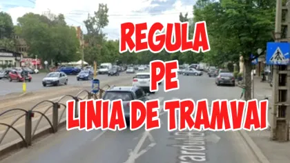 Ești obligat să oprești dacă un pieton e pe sensul opus? Regula pe linia de tramvai