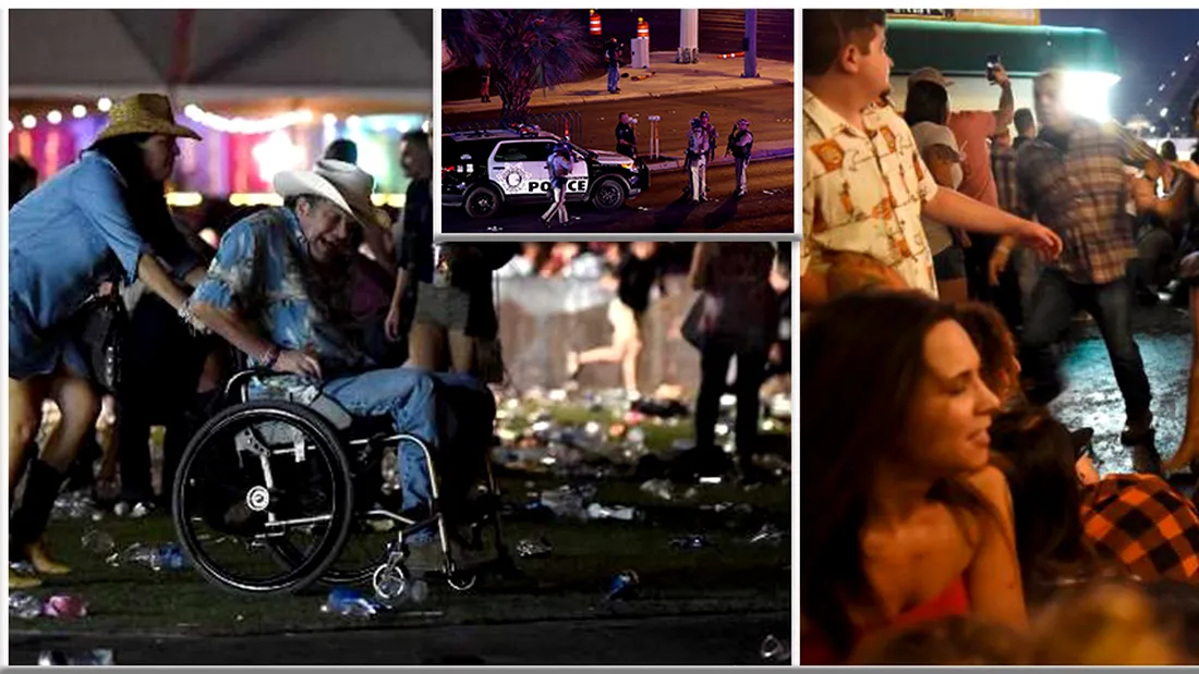 Impuscaturi in Las Vegas: 58 oameni au murit si peste 500 au fost raniti. O vedeta a fost prinsa in focurile de arme. Ce s-a intamplat