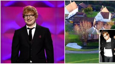 Ed Sheeran se transforma intr-un adevarat magnat imobiliar! Artistul a scos din buzunar peste 40 de milioane de lire pentru cateva proprietati!