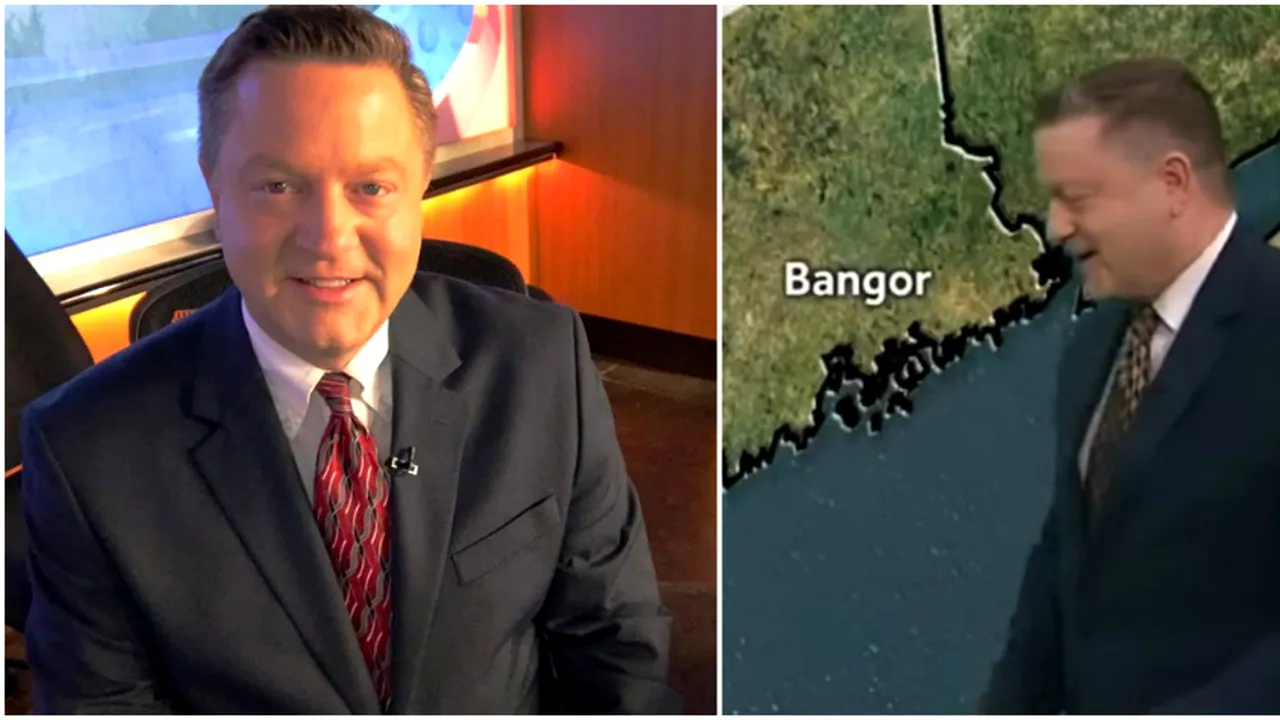 Prezentatorul TV a crezut ca nu vede bine 