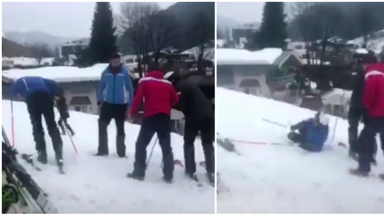 Acesti turisti au dat un rateu de zile mari cand au incercat sa coboare muntele 